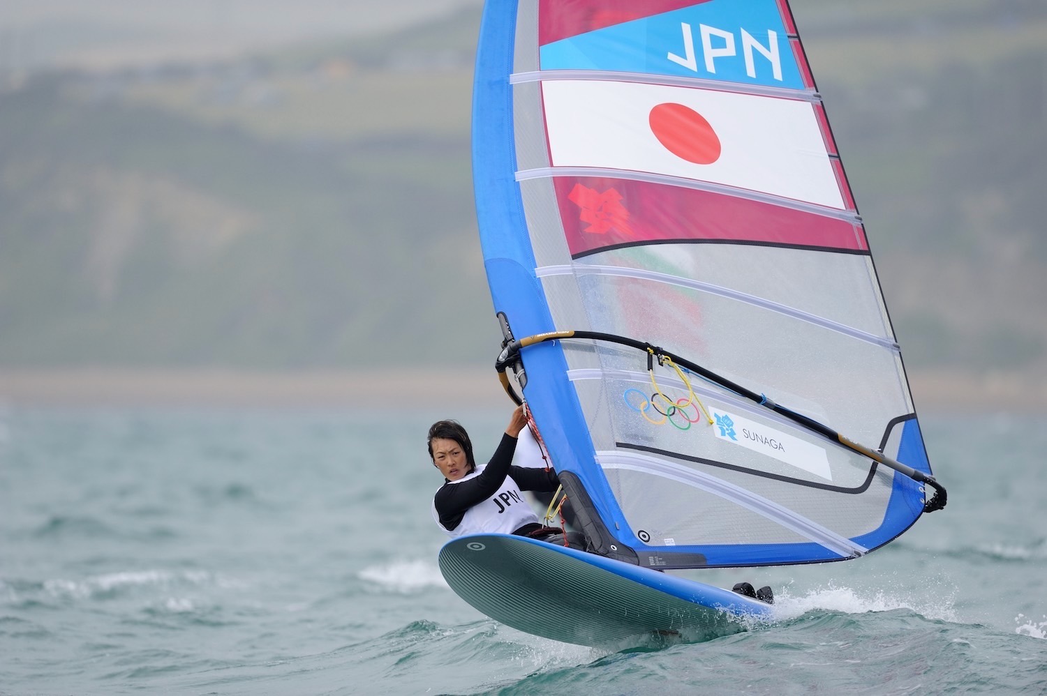 ロンドンオリンピック2012 須長由季選手レース中